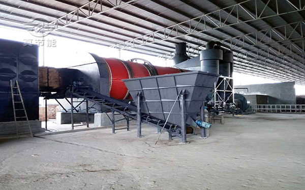 低溫污泥烘干機生產現場 低溫污泥烘干機生產現場