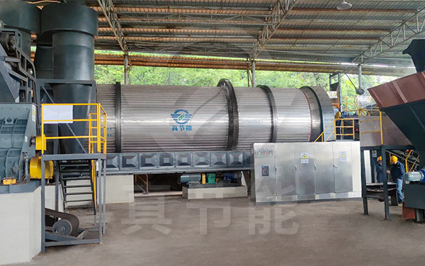 電鍍污泥烘干機運行現場 電鍍污泥烘干機運行現場